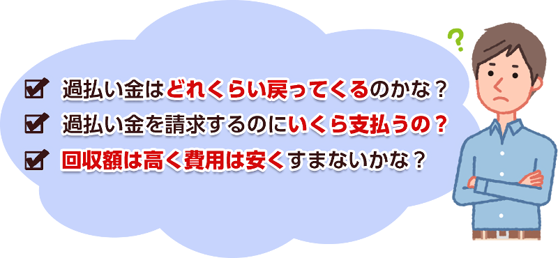 過払い金請求の費用が気になる あなたの負担はどれくらい